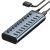 山泽(SAMZHE) USB3.0分线器 高速10口拓展坞HUB集线器 扩展笔记本接口一拖十转换器延长线带电源1米HB310