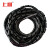 上柯 C3001 缠绕管 绕线管束线管理线器集线器 绝缘包线管 黑色6mm(长约16米) 黑色6mm(长约16米)