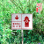插地式不锈钢消防标识牌消防水泵接合器室外消火栓警示牌标牌定制 喷淋水泵接合器（红底） 20x30cm