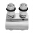 西勒 铝合金管卡 CLE10-95 双头螺母 (银色) 10-95mm² 单位:个