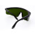 1064nm激光打标机雕刻机防护眼镜美容仪镭雕切割焊接护目镜 百叶窗墨绿镜片(加厚)+眼镜盒