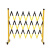 犀跃 玻璃钢绝缘伸缩管式围栏 电力安全施工围栏 可移动护栏隔离栏 可定制 黑黄1.2米高*可伸5米
