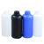 1000ml毫升克加厚密封塑料瓶空瓶耐高温小圆瓶化工瓶试剂瓶粉末瓶 1000ml半透明色 100个/整包