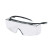 优维斯（UVEX）9069260高精度防护眼镜 防雾防刮防冲击防溅射 黑色 镜片：透明 2C-1.2
