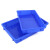 箱大王 Xrl-01 加厚长方形塑胶海鲜盘塑料方盘 周转箱养殖盘 P1蓝610*400*125