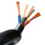 川洋CHUANYANG 重型橡套软电缆YC-450/750V-3*10+1*6平方国标通用多股铜芯软芯电源线 100米 黑色