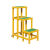 玻璃钢绝缘高低凳绝缘凳电工梯凳电力高压可移动式双层凳三层平台 三层 高1.2m*90*50