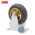 冰禹 BYlj-338 橡胶脚轮轻音轮 拖车轮 小推车平板车轮子 轻型4寸定向（2个）