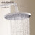 安华卫浴[]白色恒温花洒家用淋浴套装黑银卫生间浴室沐浴淋雨 (恒温-德国IF设计奖)N3SH6019WP