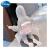 迪士尼（Disney）女宝宝春秋套装2024新款小童儿童网红童装女童洋气运动休闲两件套 白色卫衣 90