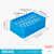 低温冰盒恒温盒 实验室 圆形多用冰盒放96孔PCR冰盒  塑料金属铝 黑色泡沫底座 大号 配套0.2ml铝