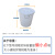 级大白桶加厚45L65L100L储水桶带盖发酵桶酿酒桶塑料大圆胶桶 加厚版120L大白桶（无盖）