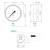 BLD布莱迪电阻远传压力表变频器供水YTZ150北京自动化 0-0.6mpa   YTZ-150