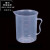 加厚塑料量杯带柄烧杯250-5000ml 带刻度的塑料透明量杯 500ml加厚带盖量杯