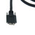 渤海USB3.0A公转Micro B工业相机数据线带锁国产线缆大恒灰点映美精相机连接线现货定制 黑色国产高柔线 0.5米
