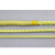 凯夫拉绳高温防火阻燃帆船绳耐磨编织纤维圆绳消防火灾芳纶安全绳 黄色6mm/米