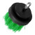 金诗洛 KSL1007 电钻刷子 电钻清洁地毯瓷砖水槽机械清洁塑料丝清洁毛刷 绿色4寸