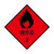 稳斯坦 WST4017 货车运输危险品标识牌 铝板警示货物化学有毒液体有害气体标识贴 不燃气体2类