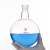 久龙玺 单口玻璃圆底烧瓶标准磨砂口耐高温蒸馏瓶 5ml/19#
