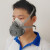 侧至柒工厂打磨装修开槽煤矿水泥厂收割皆可用的高效防粉尘透气口罩面具 升级白色软胶面具一套