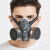 GJXBP防毒面具化工气体喷漆面罩甲醛异味防烟工业防尘农药活性炭口鼻罩 防尘面具