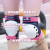 迦图鲮滑板护具女生头盔套装陆冲轮滑长板防护装备儿童成人护膝保护 蓝白护具 L码(110斤-165斤)