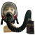 晋广源 CF02全面罩自吸过滤式防毒面具 02球形面罩+配3号滤毒罐+导气管