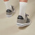 adidas DAILY 3.0休闲场下篮球运动帆布鞋男子阿迪达斯官方FW3270 灰色/黑色 45(280mm)