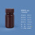 水杉PP特厚耐高温酸碱避光小瓶子1L试剂瓶5-1000mL密封塑料瓶 HDPE广口瓶1L_棕色(90个/箱)