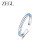 ZEGL设计师海洋印迹系列戒指女生小众设计指环时尚个性素圈食指戒 蓝色滴油戒指