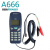 定制QIYO琪宇A666来电显示便携式查线机查话机 电信联通铁通抽拉 深蓝色带来电显示