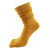 春泉 红袜子男本命年龙年新年中国红色长筒五指袜女精梳棉堆堆袜子本 深绿 女款均码(34-39码)