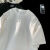 RTWK男士短袖t恤高档正品2024新款时尚假两件柳钉男夏季设计感小众半 白色 M
