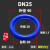 DN活接头密封圈/蓝色硅胶DIN密封垫片/卫生级O型圆螺纹焊接活接垫 DN 25