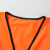 反光背心工地环卫交通骑行马甲多口袋反光衣橙色-XL