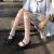 法比兔（FANBEETO）日系白色中筒小腿袜夏季薄款女纯色天鹅绒学院风jk长高筒短款定制 款小腿袜（白） 均码