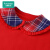 全棉时代 婴儿针织微厚套头卫衣,1件装 优雅红 80cm