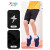 特步（XTEP）儿童运动套装舒适百搭夏季跑步T恤短裤两件组合男童六一套装 黑色/蓝色-9258 165