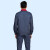 爱家 AJ818 金属纤维防辐射工作服分体服(上衣+裤子）男款职业装 藏青色定做 XL码 1套