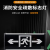 新国标3C认证消防安全出口应急疏散指示标志灯LED紧急通道标志牌 双面双方向[标准款] 220V新国标3C认证