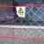 电力安全围网网状临时遮拦电力施工软质护栏围栏网安全遮拦变电站 圆底盘支架1.2米高