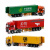 OLOEY合金车模型集装箱平板车油罐运输车重型卡车玩具男孩儿童玩具汽车 油罐车(中国石油)