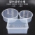 ZUIDID 实验室塑料水槽圆形 化学实验器皿耗材教学仪器实验用 塑料圆水槽（小）