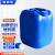 新诺达加厚食用级堆码桶油桶危废液桶化工桶塑料桶方形水桶包装桶耐酸碱酒桶 20L蓝色加厚款
