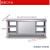 304 不锈钢拉门工作台焊接定做碗柜操作台打荷厨房切菜案板 双通150*60*80整体焊接