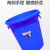 工业收纳户外圆形塑料水桶餐厨酒店大号环保带盖大容量商用垃圾桶 330型(200升)+盖 (白色)