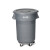 适用塑料桶圆形厨房工业环卫物业大容量加厚特 80L带底座特厚款