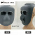 LISM电焊面罩焊工眼镜防护头戴式氩弧焊烧焊护脸防烤面具焊帽 pp透气面罩+灰镜(送绑带)