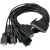 MOXA 电缆线1拖8 串口线 DB68-DB9针 CP-168U 118U适用