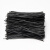 BOWERY扎丝0.75mm黑色8CM长扁形电镀锌包塑铁丝捆绑线葡萄藤架绑扎带 1000根/包 1包